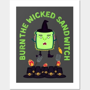 The wicked Sandwich witch Posters and Art